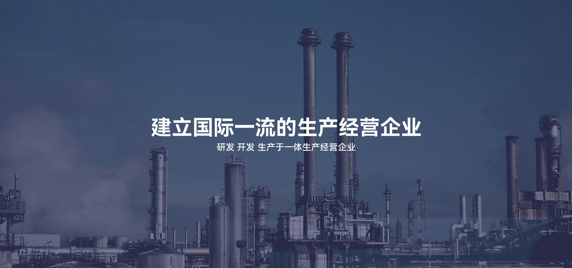 建立研發、開發、生產于一體的生產經營企業